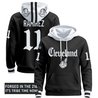 Men's Cleveland Indians 'Gothic Iron Edition' Premium Pullover Hoodie - All Stitched