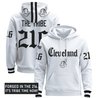 Men's Cleveland Indians 'Gothic Iron Edition' Premium Pullover Hoodie - All Stitched