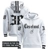 Men's Cleveland Indians 'Gothic Iron Edition' Premium Pullover Hoodie - All Stitched
