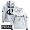 Men's Cleveland Indians 'Gothic Iron Edition' Premium Pullover Hoodie - All Stitched
