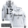 Men's Cleveland Indians 'Gothic Iron Edition' Premium Pullover Hoodie - All Stitched