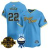 Men's Milwaukee Brewers Bob Uecker Patch Vapor Limited Jersey - All Stitched
