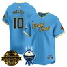 Men's Milwaukee Brewers Bob Uecker Patch Vapor Limited Jersey - All Stitched