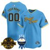 Men's Milwaukee Brewers Bob Uecker Patch Vapor Limited Custom Jersey - All Stitched