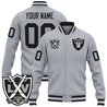 Las Vegas Raiders 65th Anniversary Patch Premium Custom Jacket - All Stitched