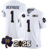Men's Notre Dame Fighting Irish 2025 CFP Final Patch Vapor Limited Jersey - All Stitched