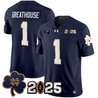 Men's Notre Dame Fighting Irish 2025 CFP Final Patch Vapor Limited Jersey - All Stitched