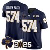 Men's Notre Dame Fighting Irish 2025 CFP Final Patch Vapor Limited Jersey - All Stitched