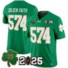 Men's Notre Dame Fighting Irish 2025 CFP Final Patch Vapor Limited Jersey - All Stitched