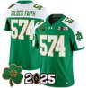 Men's Notre Dame Fighting Irish 2025 CFP Final Patch Vapor Limited Jersey - All Stitched