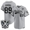 Men's Las Vegas Raiders 65th Anniversary Patch Vapor Baseball Jersey - All Stitched