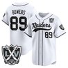 Men's Las Vegas Raiders 65th Anniversary Patch Vapor Baseball Jersey - All Stitched