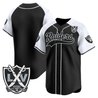 Men's Las Vegas Raiders 65th Anniversary Patch Vapor Baseball Jersey - All Stitched