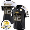 Men's Steelers Arch Smoke 50th Anniversary Of Super Bowl IX Patch Vapor Limited Jersey - All Stitched