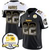 Men's Steelers Arch Smoke 50th Anniversary Of Super Bowl IX Patch Vapor Limited Jersey - All Stitched