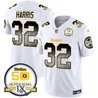 Men's Steelers Arch Smoke 50th Anniversary Of Super Bowl IX Patch Vapor Limited Jersey - All Stitched