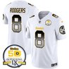 Men's Steelers Arch Smoke 50th Anniversary Of Super Bowl IX Patch Vapor Limited Jersey - All Stitched