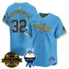 Men's Milwaukee Brewers Bob Uecker Patch Vapor Limited Jersey - All Stitched