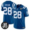 Men's Indianapolis Colts 2025 Jim Irsay Patch Vapor Limited Jersey - All Stitched