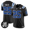Men's Indianapolis Colts 2025 Jim Irsay Patch Vapor Limited Jersey - All Stitched