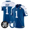 Men's Indianapolis Colts 2025 Jim Irsay Patch Vapor Limited Jersey - All Stitched