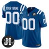 Indianapolis Colts 2025 Jim Irsay Patch Vapor Limited Custom Jersey - All Stitched