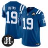 Men's Indianapolis Colts 2025 Jim Irsay Patch Vapor Limited Jersey - All Stitched