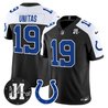Men's Indianapolis Colts 2025 Jim Irsay Patch Vapor Limited Jersey - All Stitched