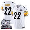 Men's Pittsburgh Steelers 6-Time Champions Patch Vapor Limited Jersey - All Stitched
