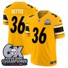 Men's Pittsburgh Steelers 6-Time Champions Patch Vapor Limited Jersey - All Stitched