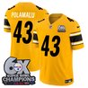 Men's Pittsburgh Steelers 6-Time Champions Patch Vapor Limited Jersey - All Stitched