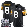 Men's Pittsburgh Steelers 6-Time Champions Patch Vapor Limited Jersey - All Stitched