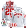 Men's Indiana Hoosiers 2025 Rose Bowl Premium Pullover Hoodie - All Stitched