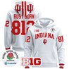 Men's Indiana Hoosiers 2025 Rose Bowl Premium Pullover Hoodie - All Stitched