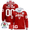 Indiana Hoosiers 2025 Rose Bowl Premium Custom Pullover Hoodie - All Stitched