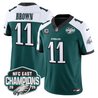Men's Philadelphia Eagles 2025 NFC East Division Champions Vapor Limited Jersey - All Stitched