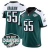 Men's Philadelphia Eagles 2025 NFC East Division Champions Vapor Limited Jersey - All Stitched