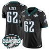 Men's Philadelphia Eagles 2025 NFC East Division Champions Vapor Limited Jersey - All Stitched