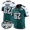 Men's Philadelphia Eagles 2025 NFC East Division Champions Vapor Limited Jersey - All Stitched