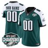 Philadelphia Eagles 2025 NFC East Division Champions Vapor Limited Custom Jersey - All Stitched