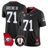 Men's Georgia Bulldogs Georgia Map & Vince Dooley Patch Vapor Limited Jersey - All Stitched