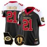 Men's Georgia Bulldogs Georgia Map & Vince Dooley Patch Vapor Limited Jersey - All Stitched