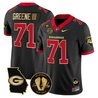 Men's Georgia Bulldogs Georgia Map & Vince Dooley Patch Vapor Limited Jersey - All Stitched