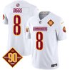 Men's Washington Commanders 90th Anniversary Patch Vapor Limited Jersey - All Stitched