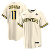 Men's Jackson Chourio Milwaukee Brewers 2026 World Series Vapor Premier Limited Jersey - All Stitched