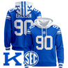 ERICKSON Kentucky Wildcats Pullover Hoodie - All Stitched