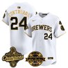 Men's Milwaukee Brewers 2026 World Series Champions Vapor Premier Limited Jersey - Bob Uecker Patch - All Stitched