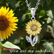 Sunflower Pendant Necklace