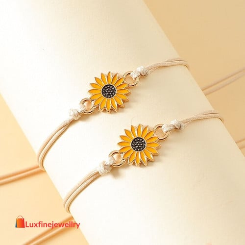 Sunflower Bracelet Jewelry