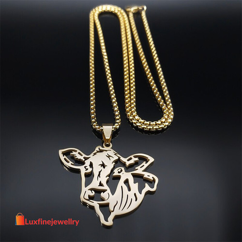 Cow Cattle Necklace